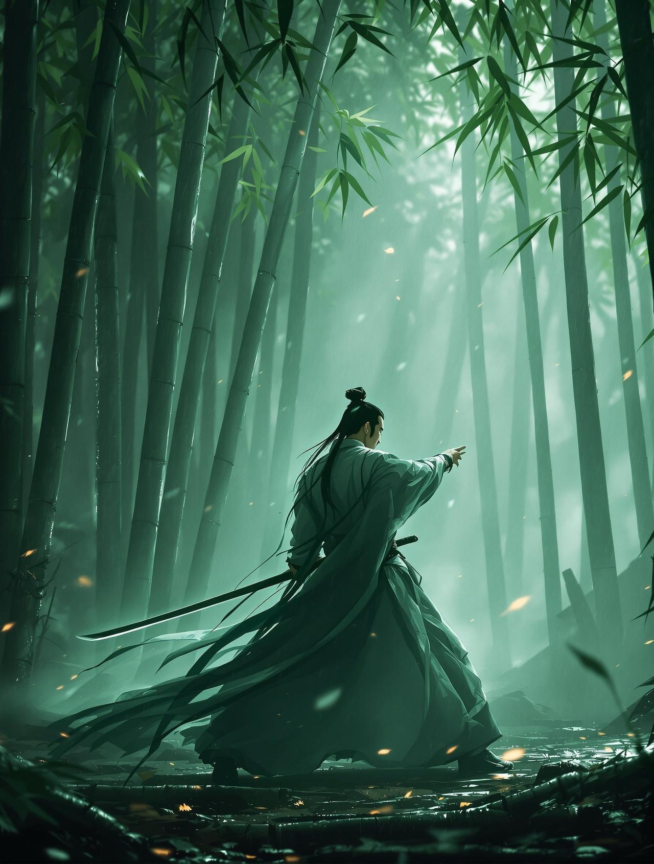 影视大全免费出品《江湖夜雨》高清海报